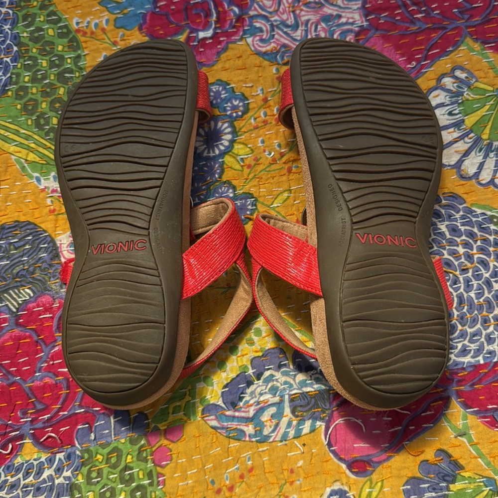 Vionic Red Sandals - image 2